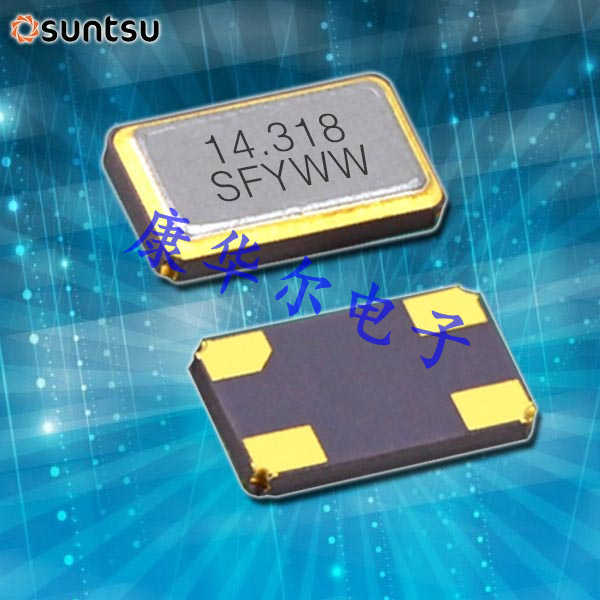 SXT53410AB17-25.000M,SUNTSU無線應(yīng)用晶振,5032mm無源晶振